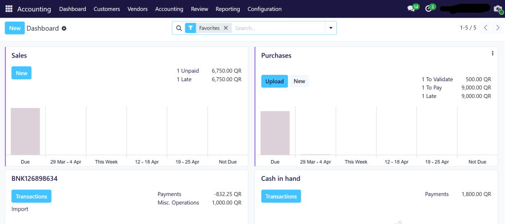 Odoo connects logistics with finance